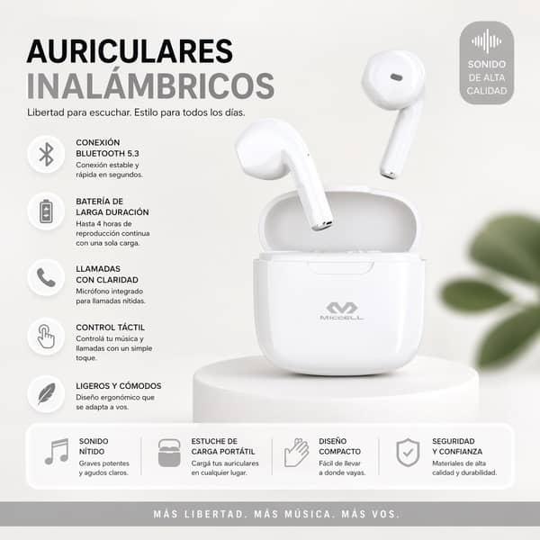 Auriculares inalambricos